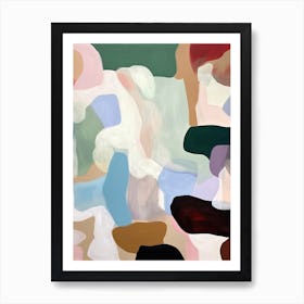 Muted Neutrals Abstract 14 Art Print