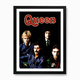 Queen band music Art Print