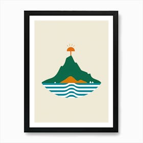 Island Logo Art Print