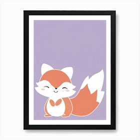 Cute Fox Art Print