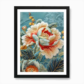 Chinese Flower Painting 61 Art Print