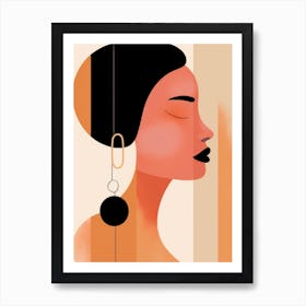 Portrait Of A Woman 16 Art Print