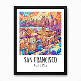 San Francisco Vintage Art Print