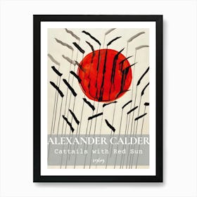 Alexander Calder Centaurs With Red Sun Art Print