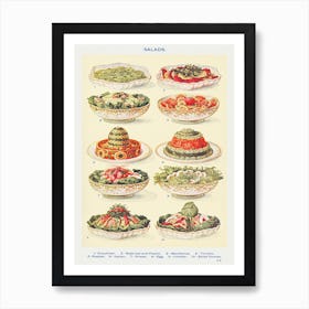 Salad Cucumber, Beetroot Art Print