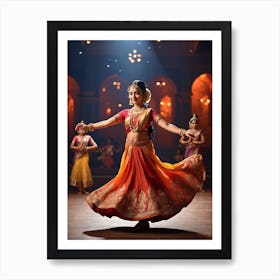 classical dancing Art Print