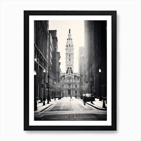 Philadelphia, Black And White Analogue Photograph 3 Art Print
