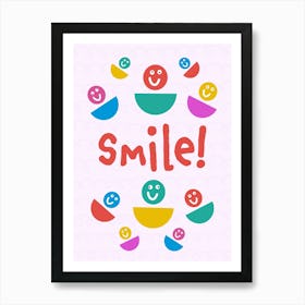 Smile Art Print