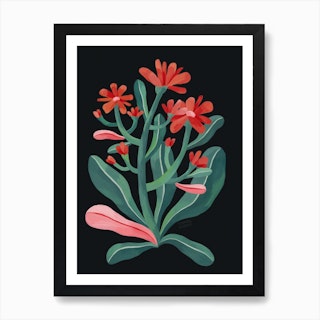 Red Flower Art Print