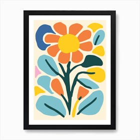 Flower Painting 5 Art Print