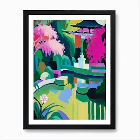 Lan Su Chinese Garden, 1, Usa Abstract Still Life Art Print
