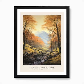 Snowdonia National Park Uk Trail Poster Art Print