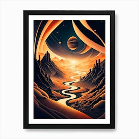 Saturn Art Print