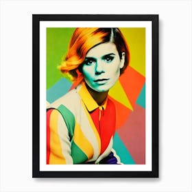 Kate Mara Colourful Pop Movies Art Movies Art Print