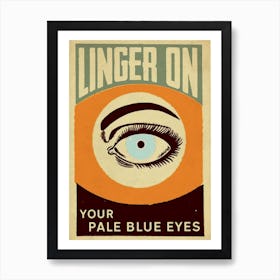 Pale Blue Eyes, The Velvet Underground Art Print