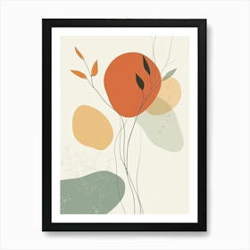 Abstract Flower 24 Art Print