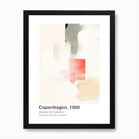 World Tour Exhibition, Abstract Art, Copenhagen, 1960 6 Poster