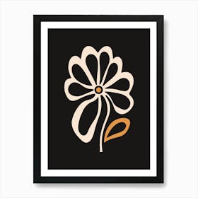 Flower Logo Art Print