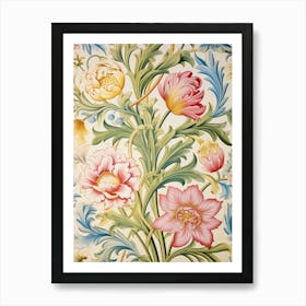 Floral Wallpaper 73 Art Print