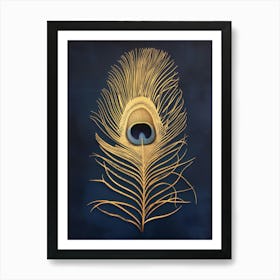 Peacock Feather 8 Art Print