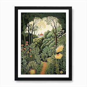 Dumbarton Oaks Usa Henri Rousseau Style 1 Art Print