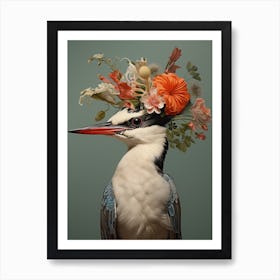 Bird With A Flower Crown Common Tern 2 Art Print