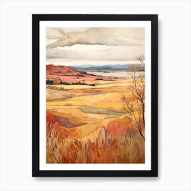 Autumn National Park Painting Plaisance National Park Quebec Canada 1 Art Print