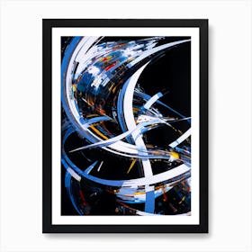 Helix Modern Abstract Art Print