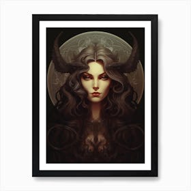 Lilith Jewish Mythology 1 Art Print