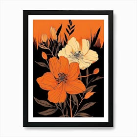 Orange Poppies 2 Art Print