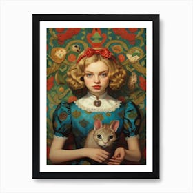 Alice In Wonderland Kitsch 2 Art Print