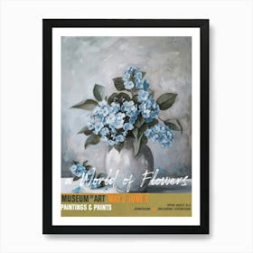 A World Of Flowers, Van Gogh Exhibition For Get Me Not 2 Art Print