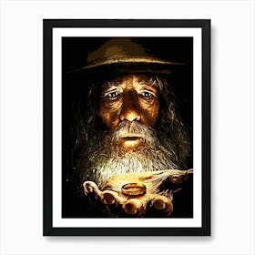 gandalf Lord Of The Rings movie 4 Art Print