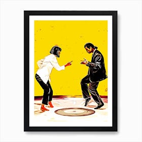 pulp fiction dance art