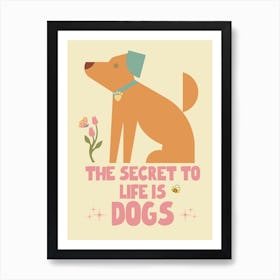 Dog Lover Print Art Print