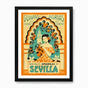 Orange Seville Oranges Art Print