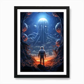 Space Aliens Art Print