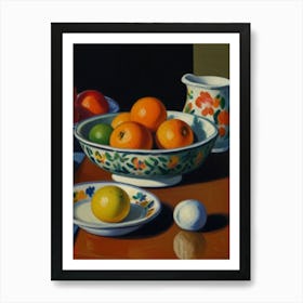 Oranges And Lemons 1 Art Print