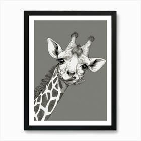 Giraffe 45 Art Print