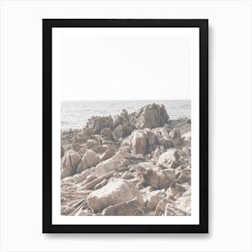 Rocky Beach Coast Art Print