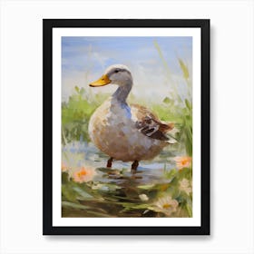 Bird Painting Mallard Duck 3 Art Print