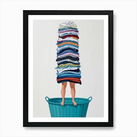 Laundry Basket 1 Art Print