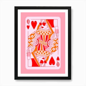 Queen Of Hearts 6 Art Print