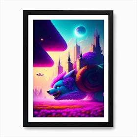 Radiant Dreamscape Art Print