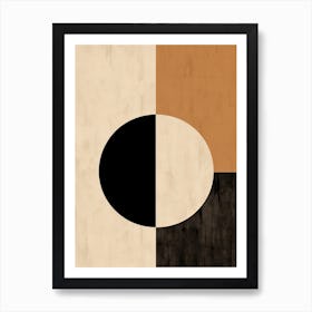 Koblenz Contrast, Geometric Bauhaus Art Print