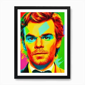 Michael C Hall Colourful Pop Movies Art Movies Art Print