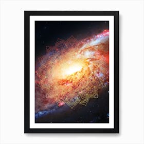 Cosmic mandala #2 - space poster Art Print