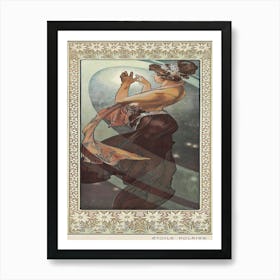 Woman In A Dress 7 Art Print