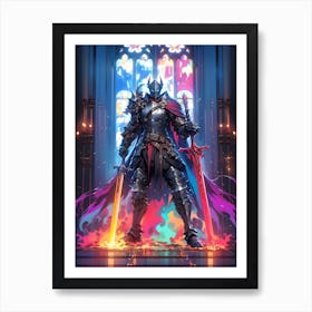 Knight In Shining Armor 1 Art Print