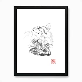 Happy Cat 1 Art Print